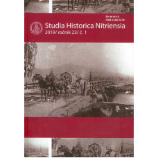 Studia Historica Nitriensia 2019/1